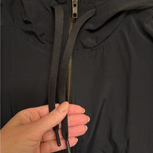 EILEEN FISHER M Lightweight
Organic Cotton Nylon Hooded Long
Jacket Oversized - Picture 5 of 11